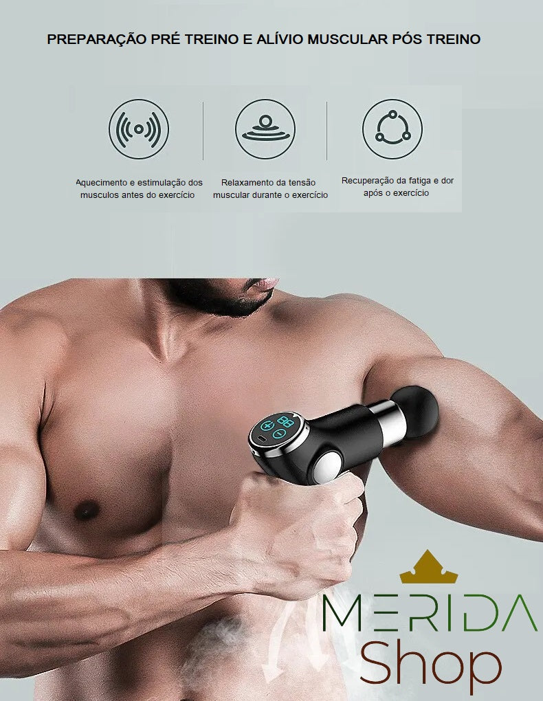 Mini Massageador Portátil para Relaxamento Muscular