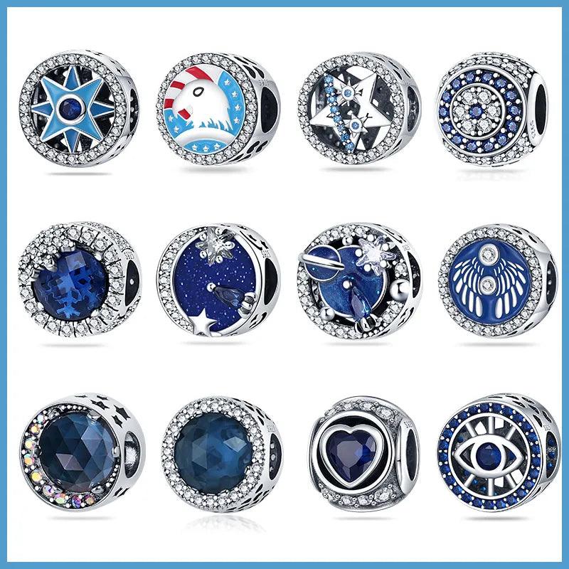 Pingente Berloque Charm em Prata Esterlina - Coleção Tudo Azul - Merida Shop
