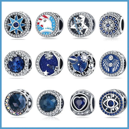 Pingente Berloque Charm em Prata Esterlina - Coleção Tudo Azul - Merida Shop