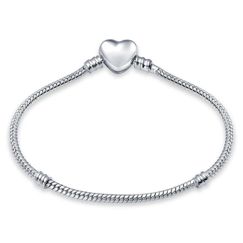 Pulseira Prata para Pingentes 17-21cm - Merida Shop