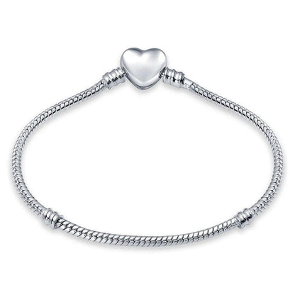 Pulseira Prata para Pingentes 17-21cm - Merida Shop
