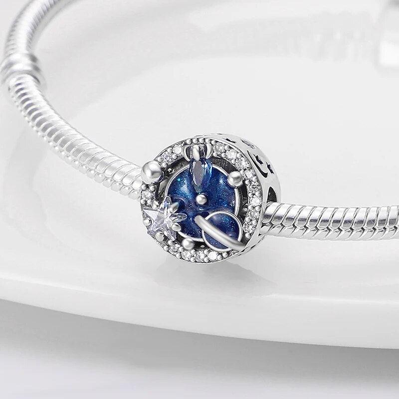 Pingente Berloque Charm em Prata Esterlina - Coleção Tudo Azul - Merida Shop