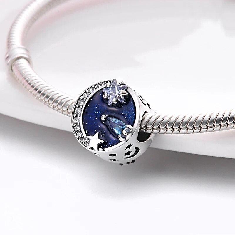 Pingente Berloque Charm em Prata Esterlina - Coleção Tudo Azul - Merida Shop