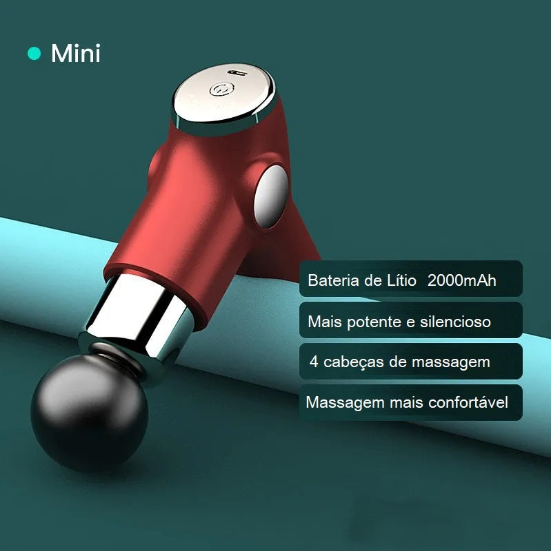 Mini Massageador Portátil para Relaxamento Muscular
