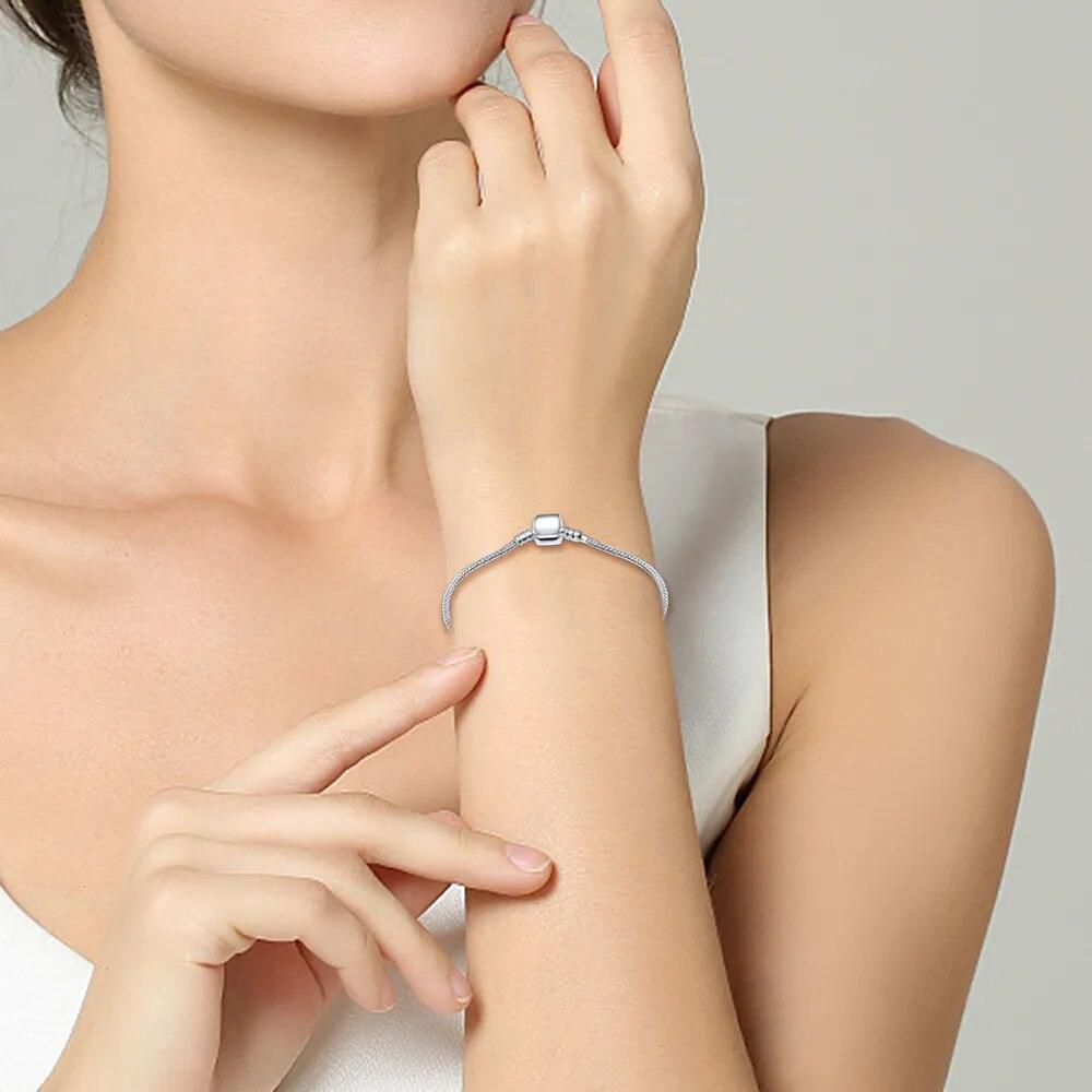 Pulseira Prata para Pingentes 17-21cm - Merida Shop