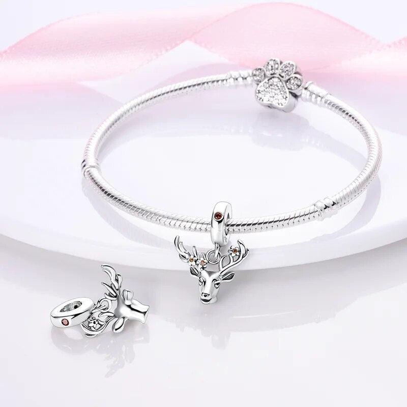Pingente Berloque Charm em Prata Esterlina - Coleção Animais - Merida Shop