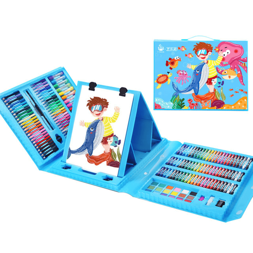 Kit para Desenho e Pintura 208 Peças - Merida Shop