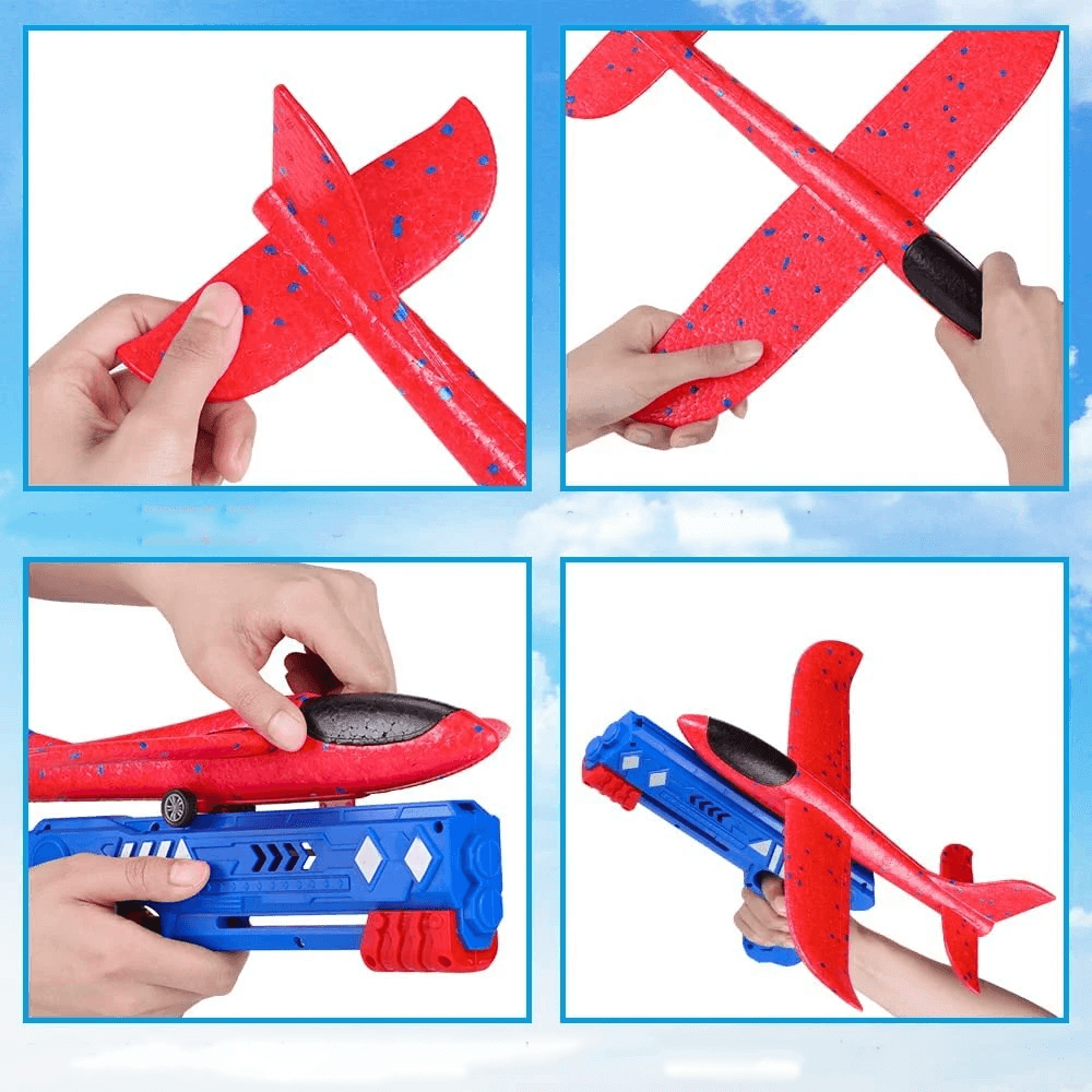 Lançador de Avião FlyToy - Merida Shop