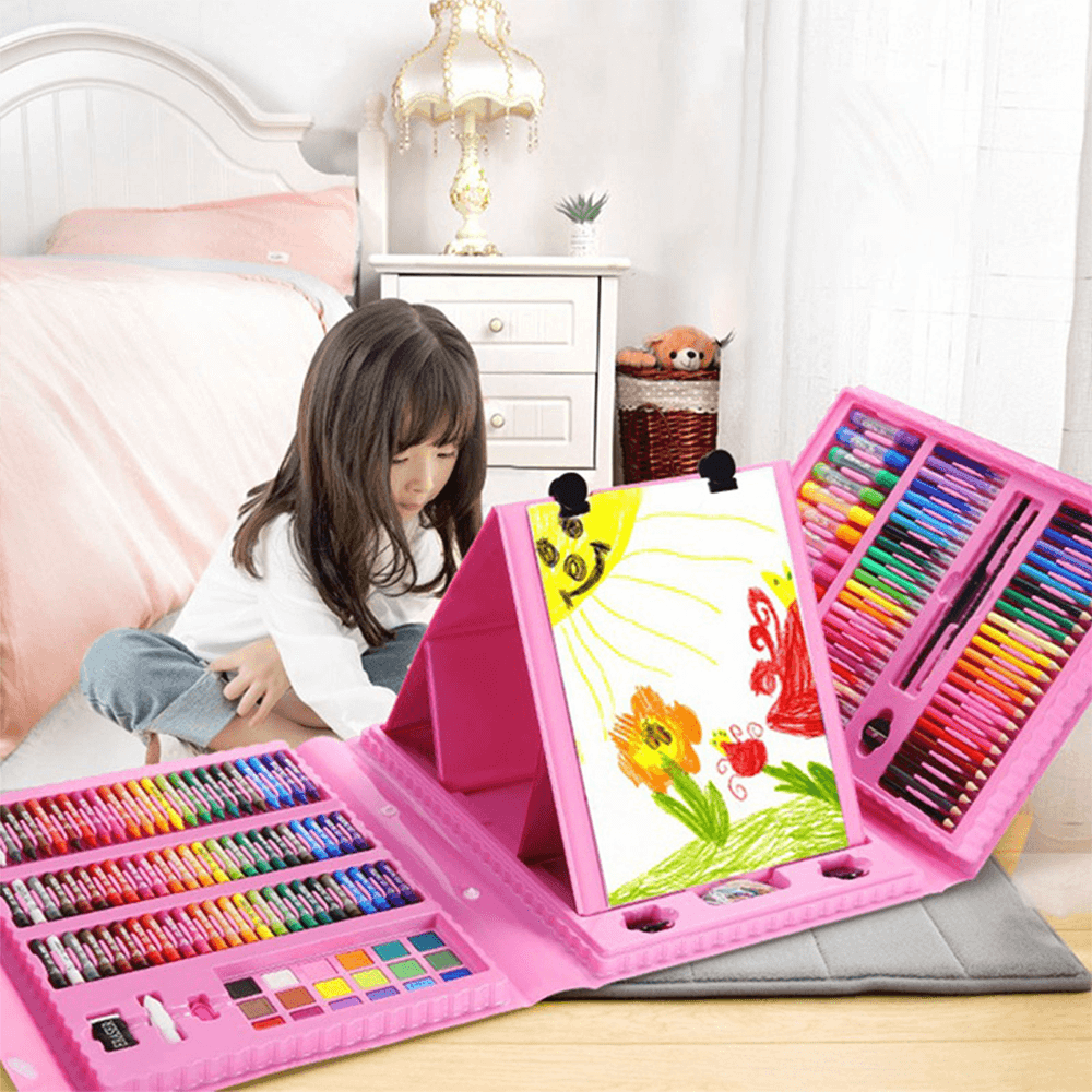 Kit para Desenho e Pintura 208 Peças - Merida Shop
